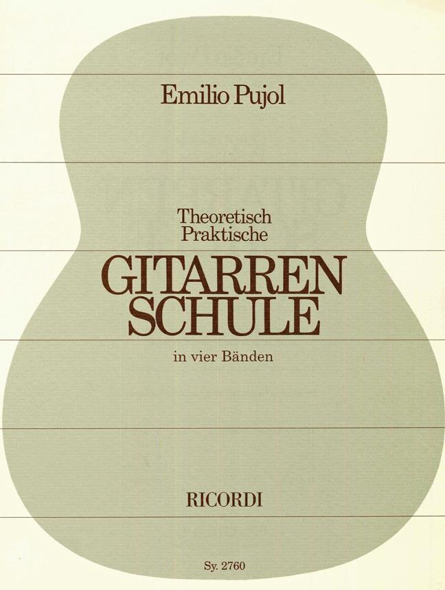 Theoretisch-praktische Gitarrenschule-4 Bände zus. - Band 1-4 - kytara učebnice